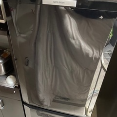 【お渡し済】三菱 冷蔵庫 2ドア 黒  MR-P15T-B 20...