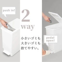 蓋付きゴミ箱　30L×2の画像
