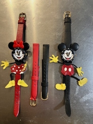 ミッキー、ミニーの腕時計
