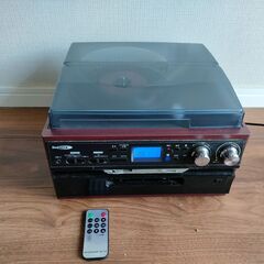 【お引き取り限定】レコードとCDプレイヤー、Bearmax 　M...