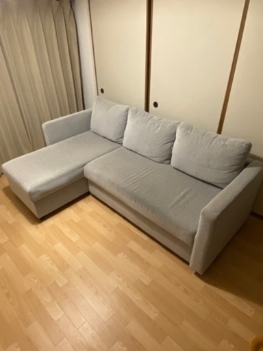 元値8万円　ニトリ　カウチソファ　ソファベッドにもなります。