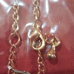 【新品/未開封】リボンモチーフ ネックレス ピンクゴールドの画像