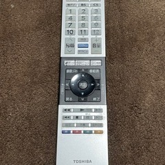 TOSHIBA東芝　リモコン（シルバー）【値下げ交渉可】