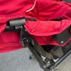 エアバギー ココダブル レッド 双子ベビーカー