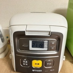 【値下げしました】TIGER 炊飯器　炊きたてミニ JAI-R551
