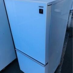 配送可能　シャープ SHARP SJ-GD14D-W [プラズマクラスター冷蔵庫 (137L・つけかえどっちもドア) 2ドア クリアホワイト] 