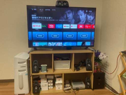 TCL43インチ　テレビ2021年製　配達無料　スピーカー付き