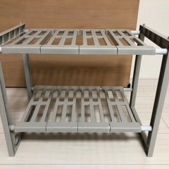 シンク下の棚(グレー)