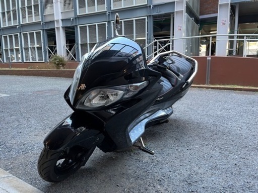 【スズキ　スカイウェイブ】大人カスタム　インジェクション　ブラック高年式CJ46