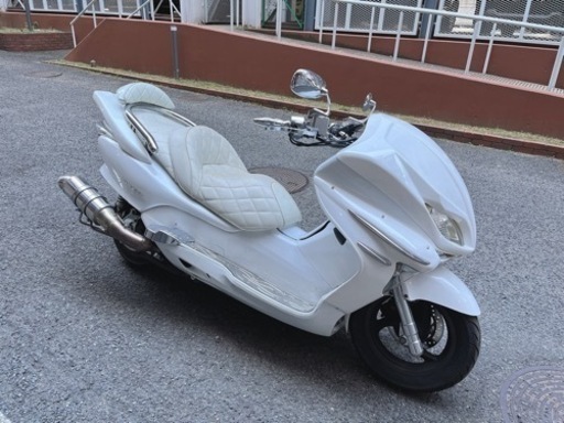 HONDA フォルツァ】mf08 フルエアロカスタム オールホワイト人気 HONDA フォルツァ】mf08 フルエアロカスタム オールホワイト人気