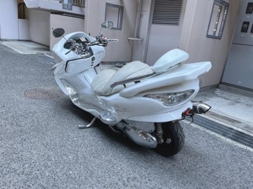 HONDA フォルツァ】mf08 フルエアロカスタム オールホワイト人気