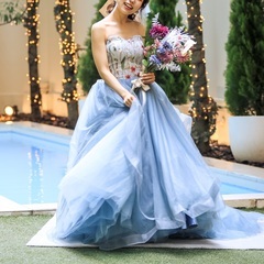 結婚式 カラードレス
