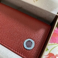 新品未使用　BVLGARI ブルガリ キーケース 赤 ボルドー ワインレッドの画像