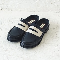 新品 ハンター 定価16,500円 バックレス ペニー ローファ...