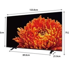 美品 2021年製 55インチ TOSHIBA 4K 液晶テレビ REGZA 55C340Xの画像