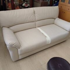  処分 わけあり ソファー 専用カバー付き 2.5人掛けの画像
