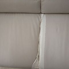  処分 わけあり ソファー 専用カバー付き 2.5人掛けの画像