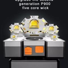 【新品未使用品】充電式5LEDヘッドライト 釣り キャンプ アウトドアの画像