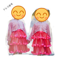 ＜手渡し優先＞＜七五三着用＞子ども用 手作りドレス 同デザイン2着の画像