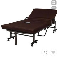 アイリスオーヤマ　折りたたみ電動リクライニングベッドの画像