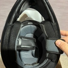 オフロードヘルメット 比較的綺麗です。の画像