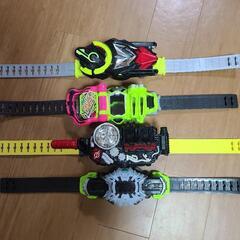 仮面ライダーベルト、戦隊武器、フィギュア