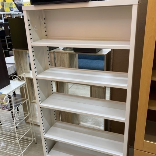 ⭐️5段スチールラック⭐️ホワイト家具⭐️美品