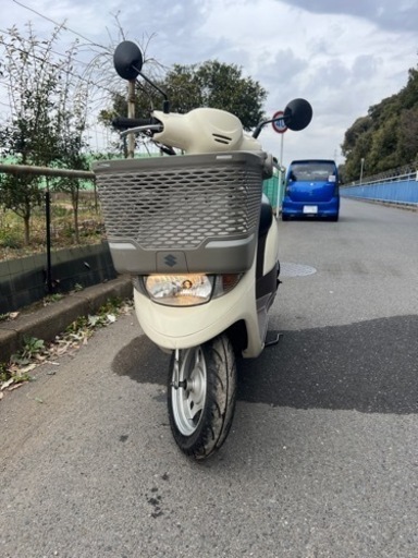 スズキ 低走行　レッツ　バスケット　実働