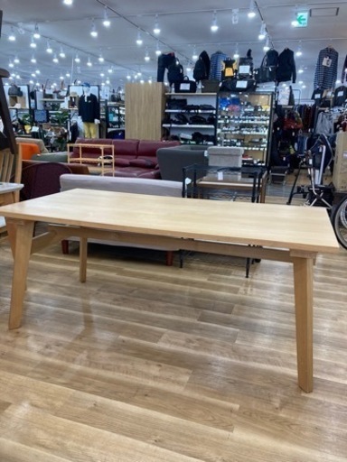 【トレファク高槻店】取りに来れる方限定！東谷　ダイニングテーブル160cm（ロータイプ）