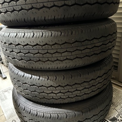 限定値下げ　新車外し 即納 車検対応 国産 ブリヂストン エコピア RD-613 195/80R15 107/105L LT 4本 2
