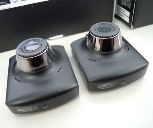 中古 GREEN HOUSE フルHD対応ドライブレコーダー 2型TFT液晶 2台セット ナチュラル画質 GH-DRA8-BK グリー