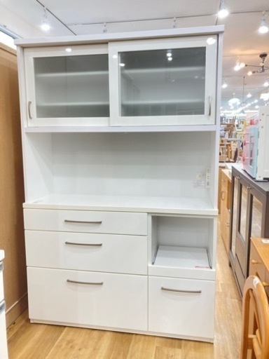 【トレファク高槻店】取りに来れる方限定！【ニトリ】COPAINレンジボード2枚スライド扉