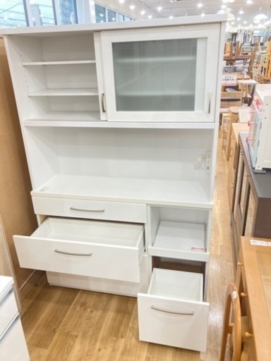 【トレファク高槻店】取りに来れる方限定！【ニトリ】COPAINレンジボード2枚スライド扉