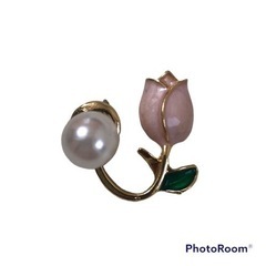 春ピアス：チューリップの2wayピアスの画像