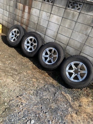 ランクルプラド　ホイールスタッドレス付　4本セット