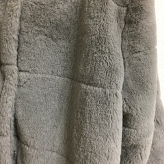 ブージュルード　ファーブルゾン　グレーあげますの画像
