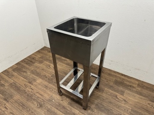 業務用　ステンレス　１槽シンク流し台　店舗　飲食店　厨房　W360ｘD３６０ｘH７９０ｍｍ