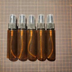 5本セット　遮光　スプレーボトル　アルコールなどにの画像