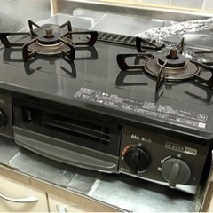 【値下げしました】【美品】Rinnai2口ガスコンロ　都市ガス用の画像