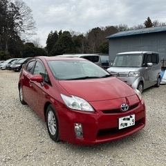 トヨタプリウス平成22年車  Gグレード　70,120KM 車検...