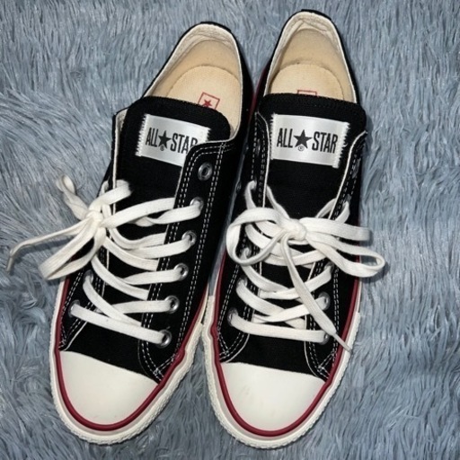 converse  コンバース  スニーカー  黒　サイズ7  25cm  美品