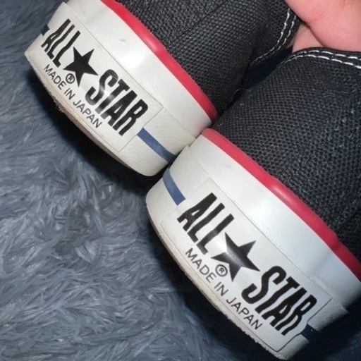 converse  コンバース  スニーカー  黒　サイズ7  25cm  美品