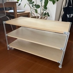 無印良品 スチールユニットシェルフ ワイドミニ