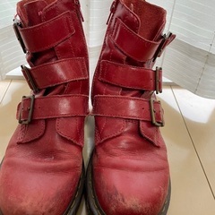 Dr.Martens 赤ブーツ（箱あり）*郵送希望の場合は着払い