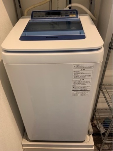 洗濯機+乾燥機（ラック付き）