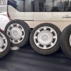 夏タイヤ 155/65/R14 ムーヴキャンバスで使用 