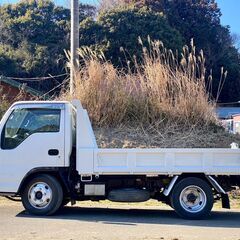 【U-0021】いすゞ エルフ NKR81ED　低床　3t ダンプ　1年車検付き　最大積載量 3000kgの画像