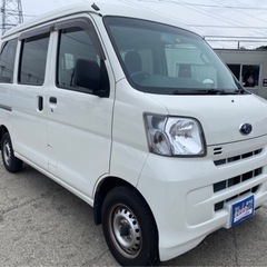 【支払総額24万円】h28年式 内外装良好！バリモン軽バン♪サンバーバン4wd車検令和7年3月 改良エンジン機関良好♪の画像