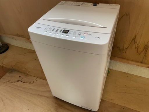 022400 ハイセンス　4.5kg洗濯機　2020年製