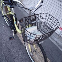 [BRIDGESTONE] Assista(アシスタ)ベーシック 26吋電動アシスト自転車 13.2Ahバッテリー+充電器(シトロンイエロー)の画像